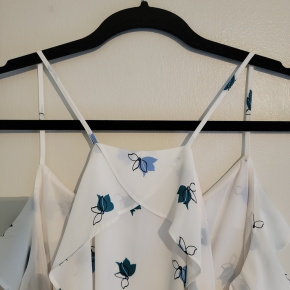 Ann Taylor Loft Flowy Floral Chiffon Camisole - Picture 8 of 9